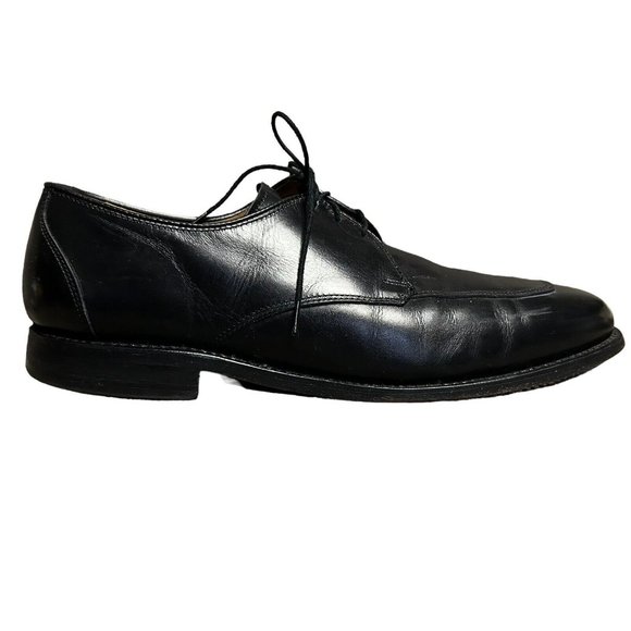 Allen Edmonds Burton Black Leather Apron Toe Derby Oxford Dress Shoes Mens 8.5 D main image 6